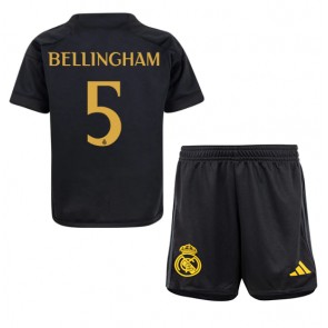 Real Madrid Jude Bellingham #5 Dětské Alternativní dres komplet 2023-24 Krátký Rukáv (+ trenýrky)
